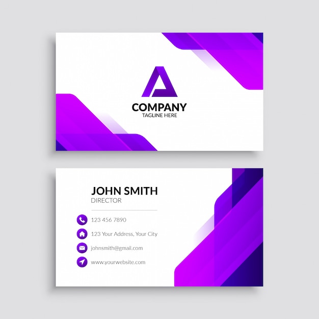 Vector elegant business card template