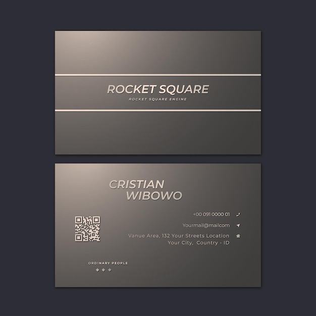 Elegant business card template