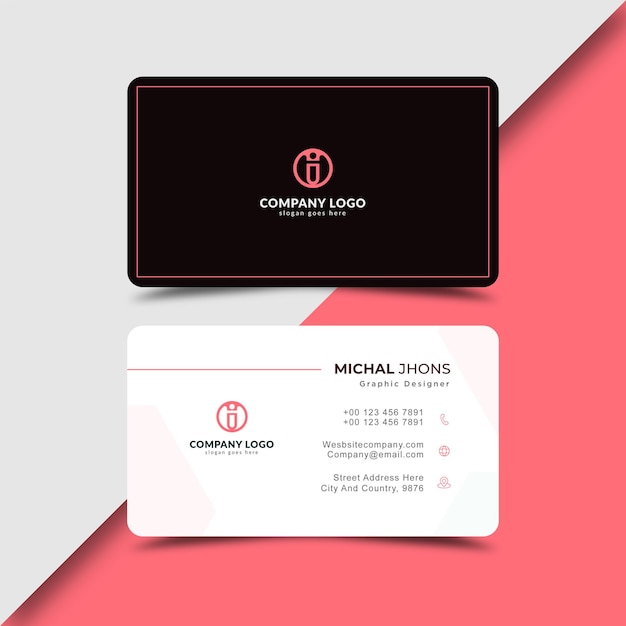 Elegant business card template