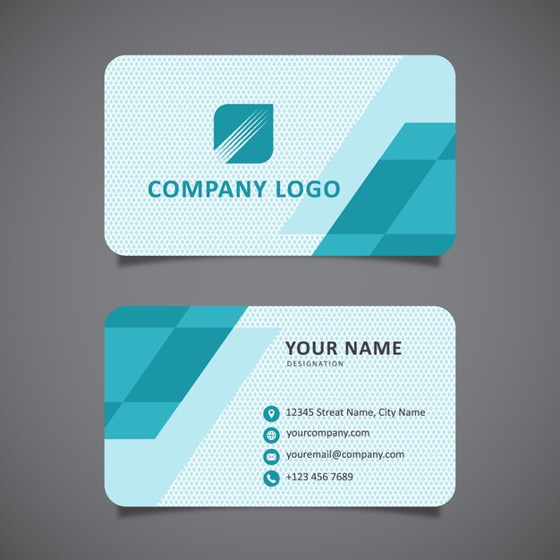 Vector elegant business card template