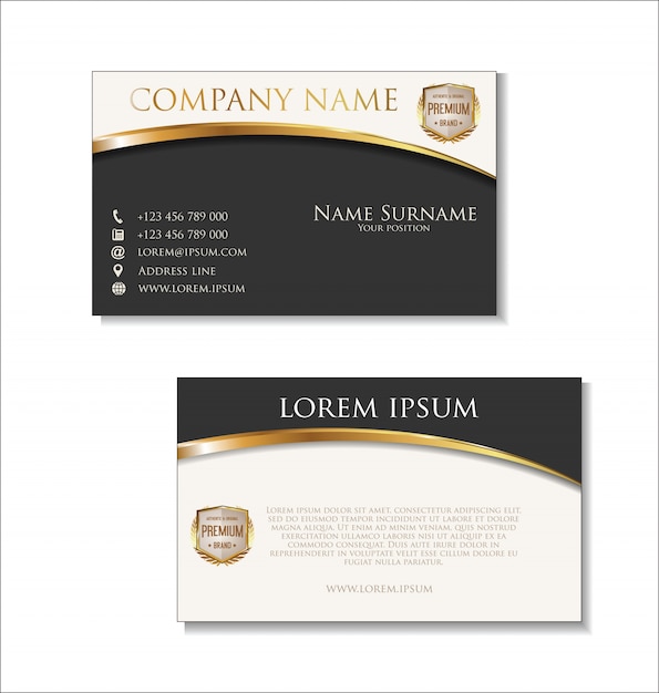 Elegant business card