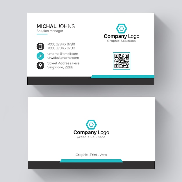 Vector elegant business card