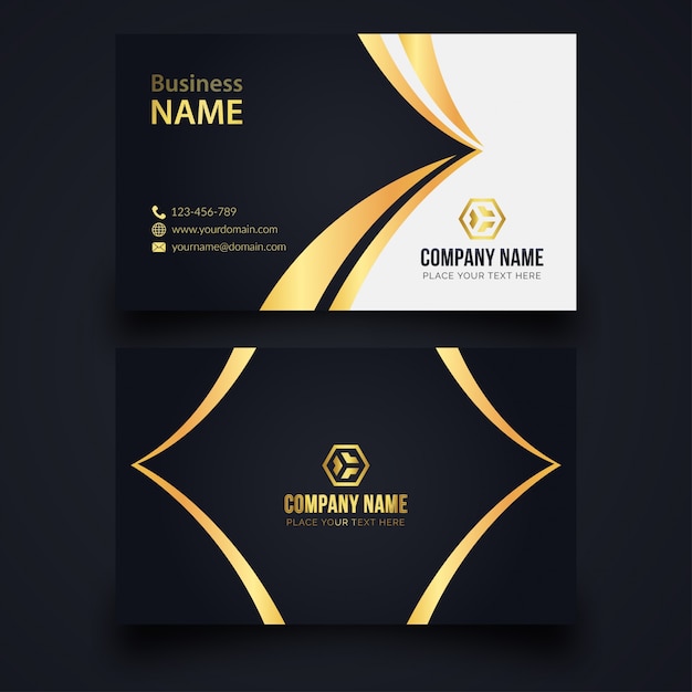 Vector elegant business card