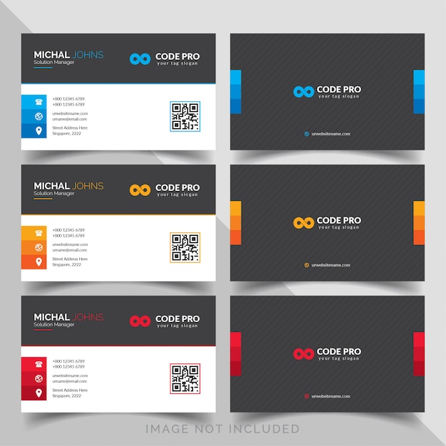 Vector elegant business cards templates