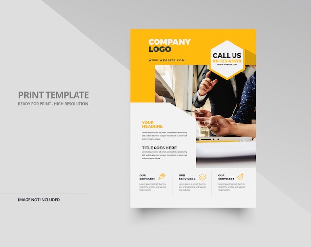 Elegant business flyer design