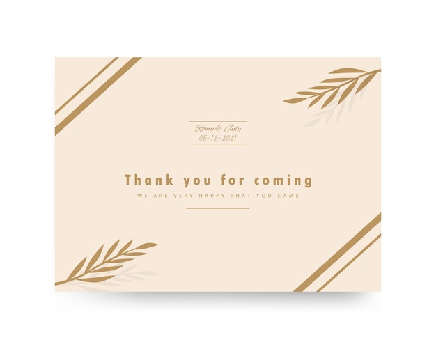 elegant card template, wedding card