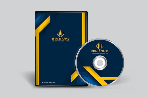 Elegant CD cover template design