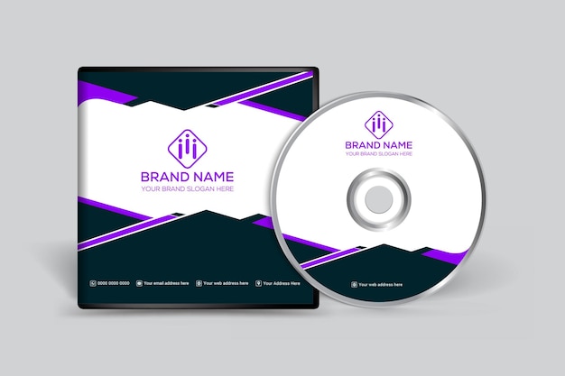 Vector elegant cd cover template