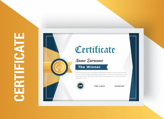 Elegant Certificate Design Template