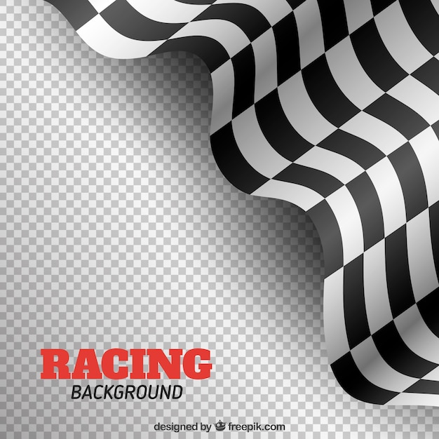 Vector elegant checkered flag background