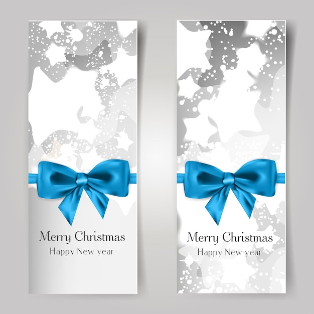 Vector elegant christmas background with snowflakes