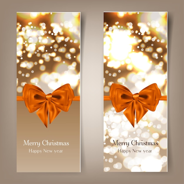 elegant christmas background with snowflakes