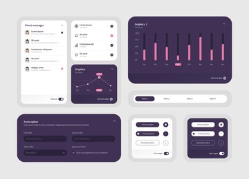 Premium Vector Elegant Collection Of Ui Ux Elements For Web Design Premium Vector Elegant Collection Of Ui Ux Elements For Web Design