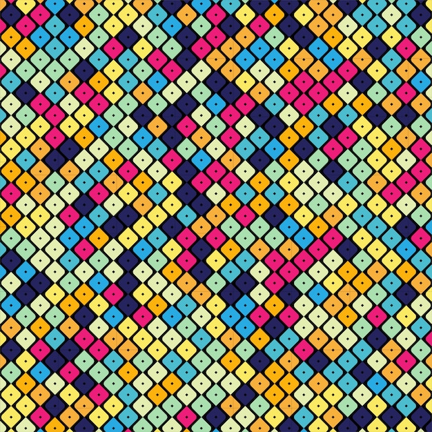 Elegant colorful pattern design