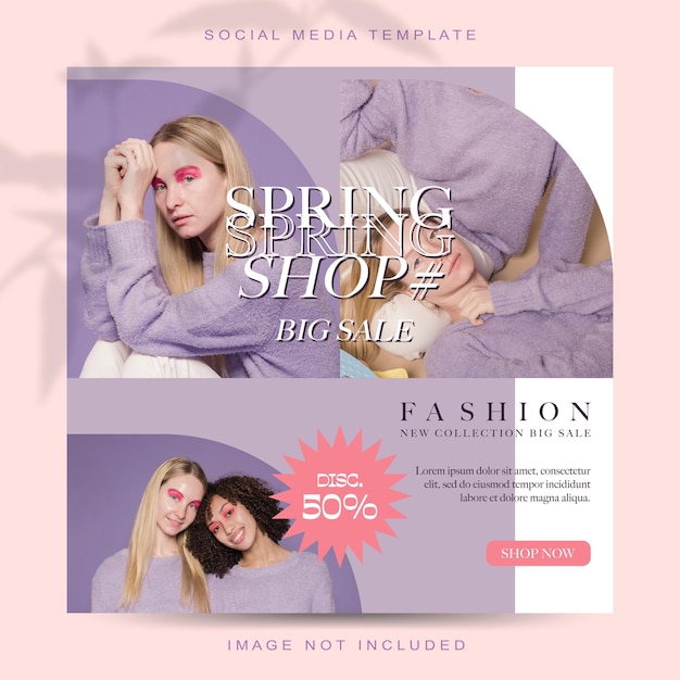 Elegant Concept Fashion Collection Social Media Stories Feed Post Template