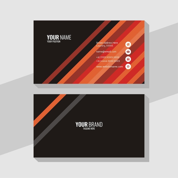 elegant corporate business card template