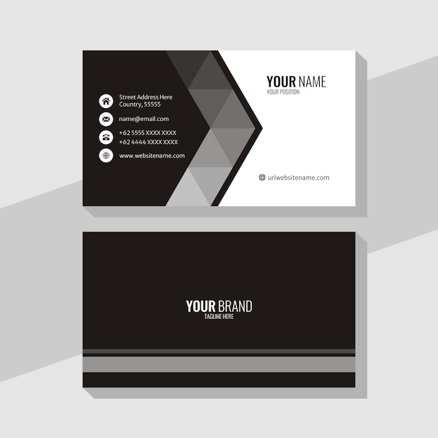 elegant corporate business card template