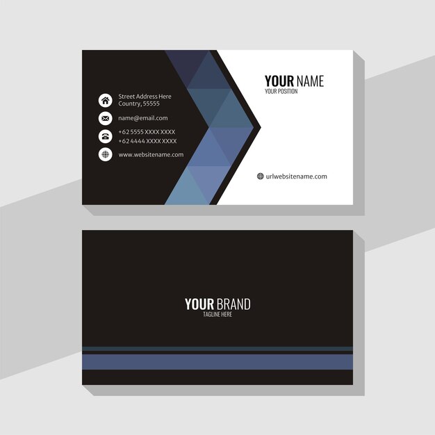 elegant corporate business card template