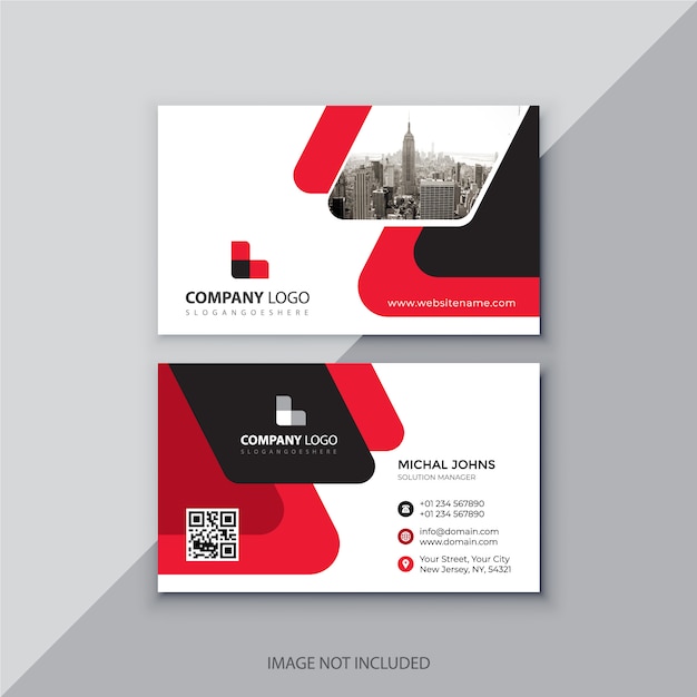 Vector elegant corporate business card