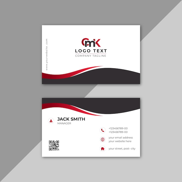 Elegant corporate business card
