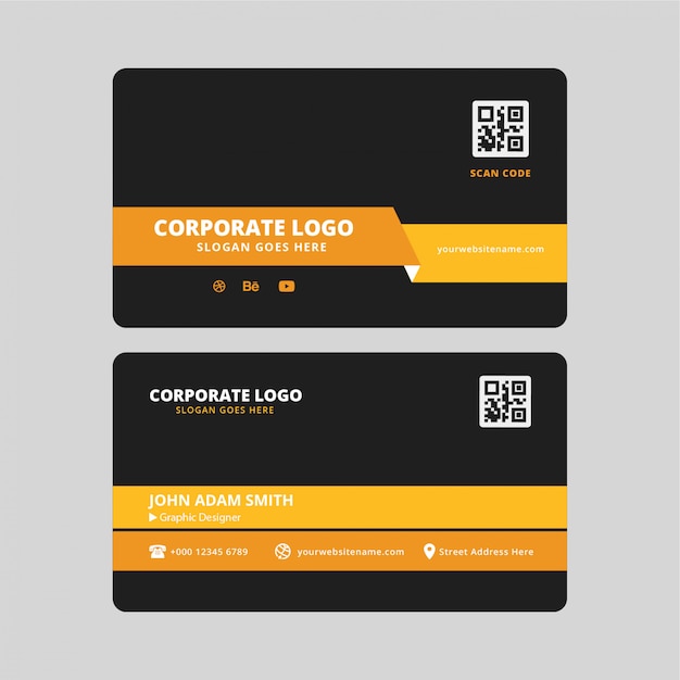 Elegant corporate business card