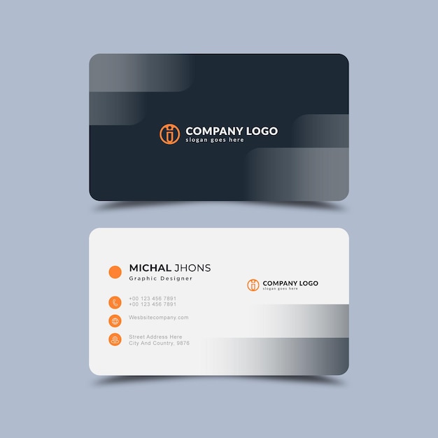 Elegant corporate business card