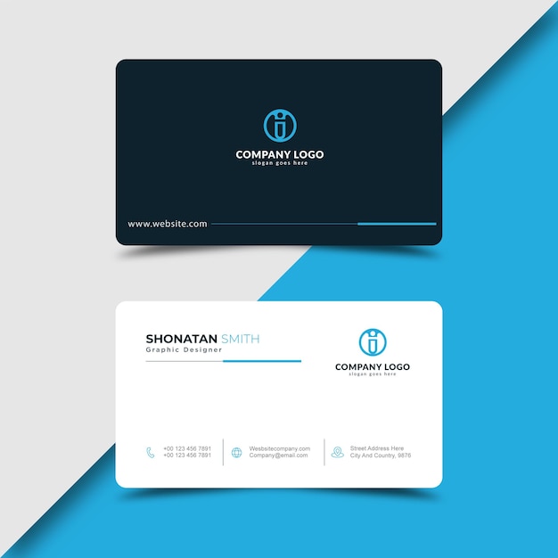 elegant corporate business card