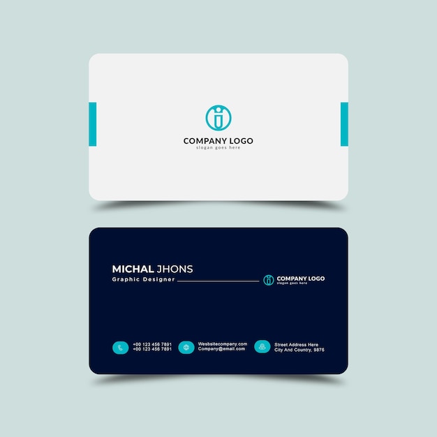 Elegant corporate business card