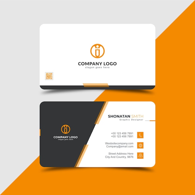 elegant corporate business card