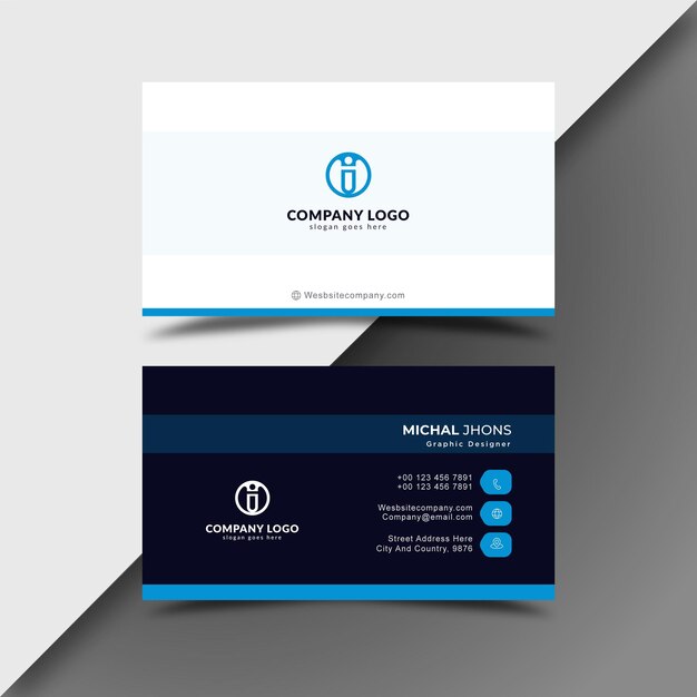 Elegant corporate business card