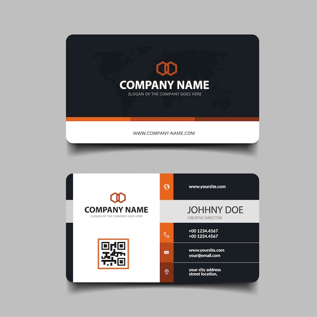 Vector elegant corporate card template