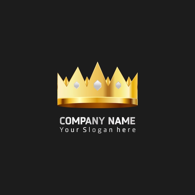 Elegant crown logo