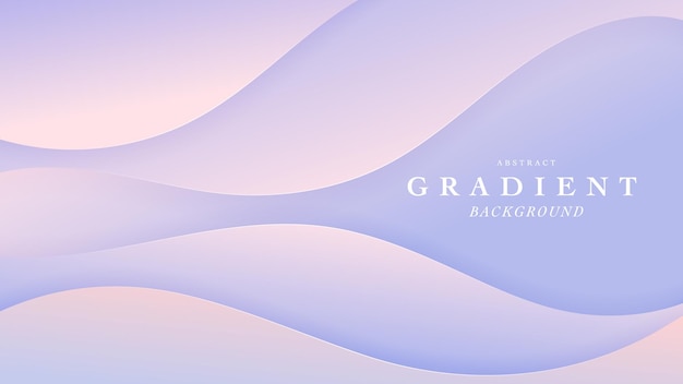 Elegant curve with gradient decoration. modern abstract background design