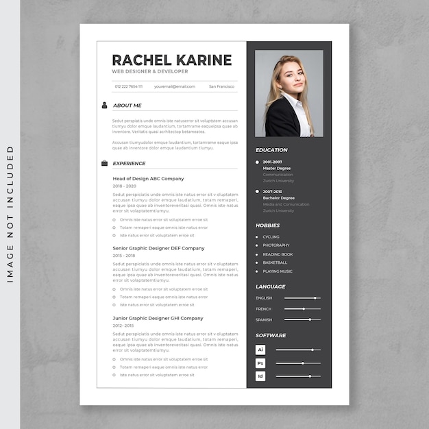 elegant cv resume