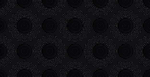 Elegant Dark border pattern background