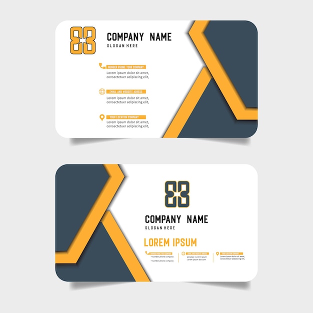 elegant design business card for company