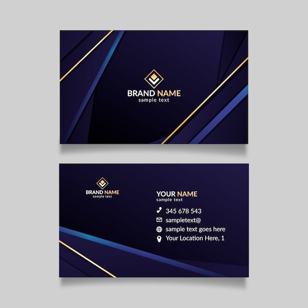 Elegant design for business card template