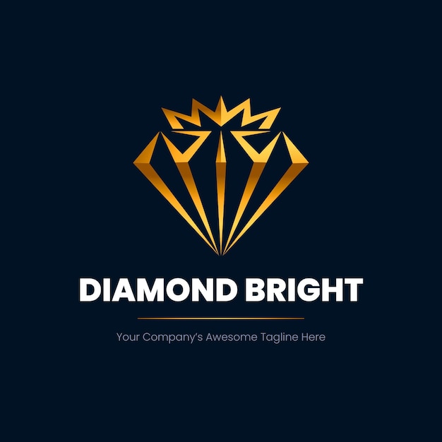 Elegant diamanten logo