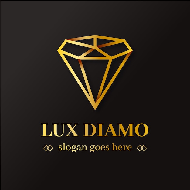 Vector elegant diamond logo