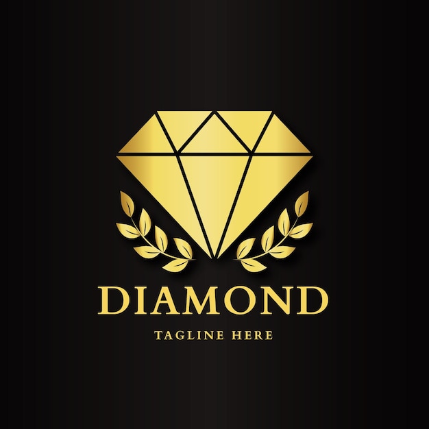 Elegante logo a diamante