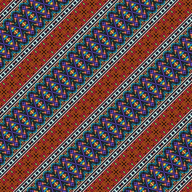 elegant and dynamic modern ethnic pattern