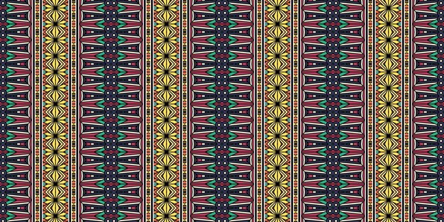 elegant and dynamic modern ethnic pattern