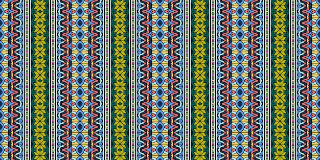 elegant and dynamic modern ethnic pattern