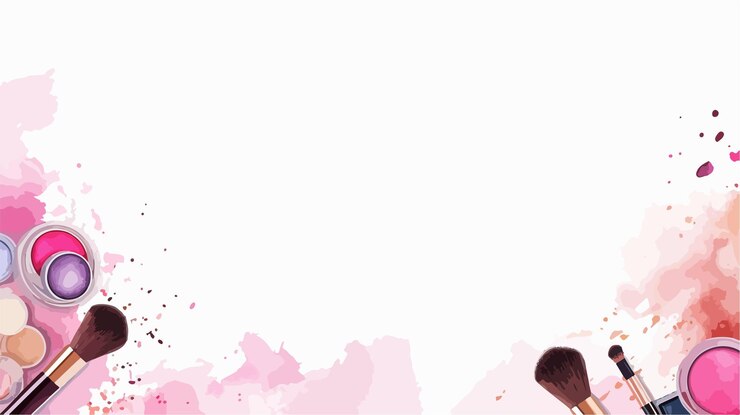 Vector elegant fashion cosmetics makeup background