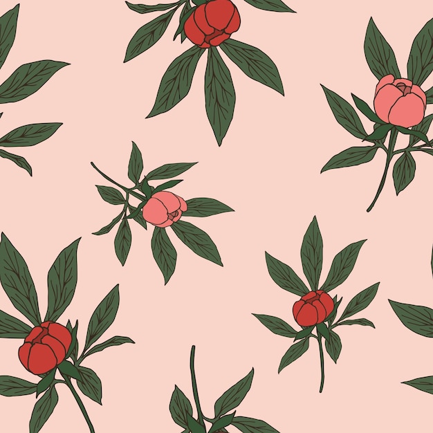 Vector elegant floral backgroun