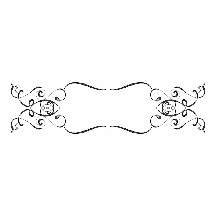 Vector elegant floral frame design