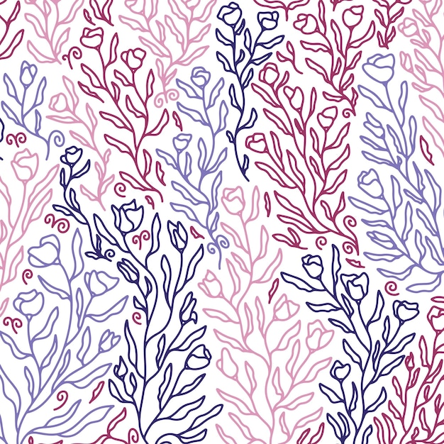 Elegant floral pattern vector