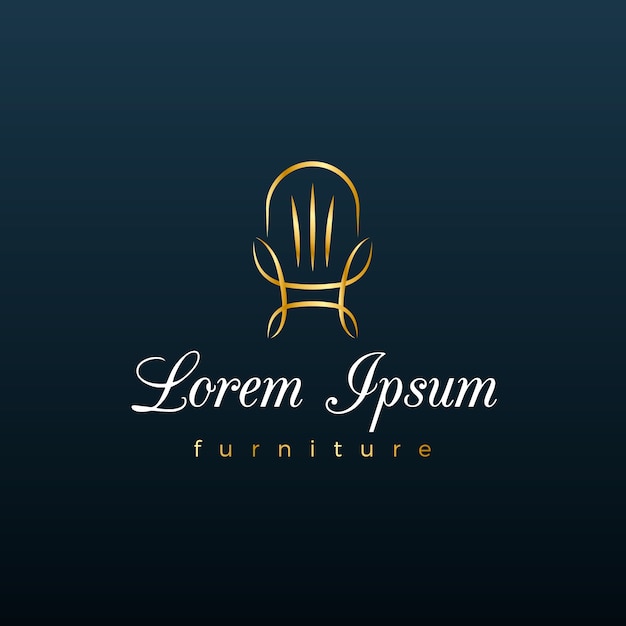 Elegant furniture logo