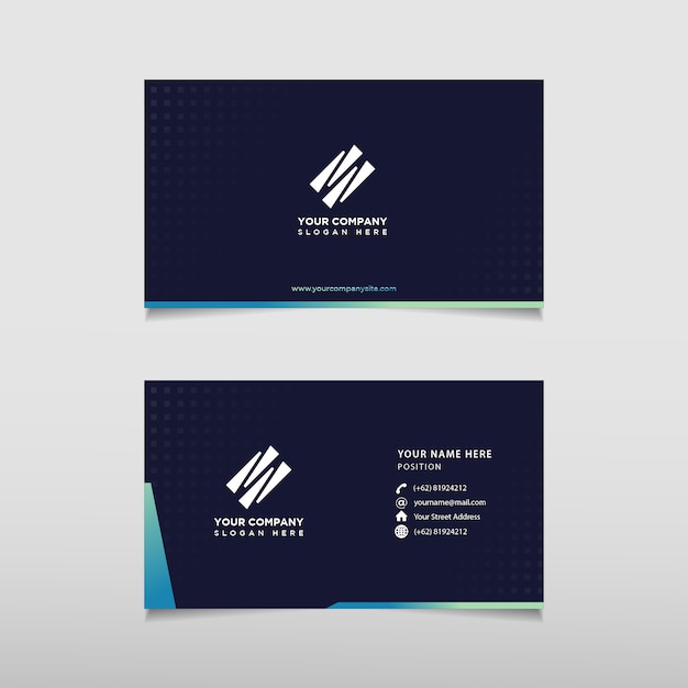 Elegant Geometric Business Card