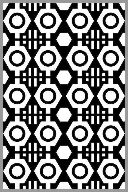 Elegant Geometric Pattern for Textile Wallpaper Packaging